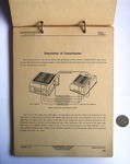 Instruction Manual, description of the comptometer