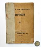 Metodi per calcolare colla Comptometer