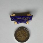 Comptometer School Pin, front