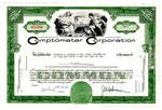 Share certificate Comptometer Corporation