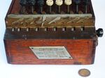 Wooden comptometer