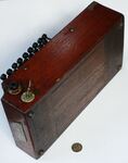 Wooden comptometer