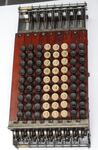 Wooden comptometer