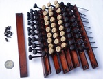 Wooden comptometer