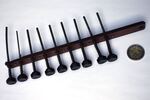 Wooden comptometer