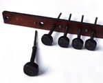 Wooden comptometer