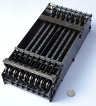 Wooden comptometer
