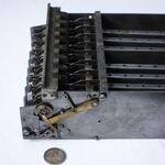 Wooden comptometer