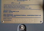 Contex 10, serial number