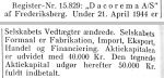 1944-06 Registreringstidende for aktieselskaber forsikringsselskaber og foreninger