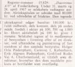 1967-07 Registreringstidende for aktieselskaber forsikringsselskaber og foreninger