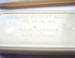 The Kesling Pocket Adder, rear