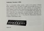 1925 Ernst Martin Lightning Calculator