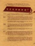 The Lightning Adding Machine Instruction leaflet