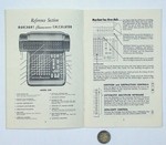 Operating Instructions for the Marchant Figurematic