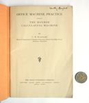 Office Machine Practice - The Monroe Calculating Machine, title page