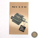 Multo advertising leaflet