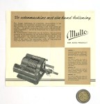 Multo advertising leaflet