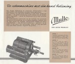 Multo advertising leaflet