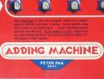 Peter Pan Adding Machine, closeup