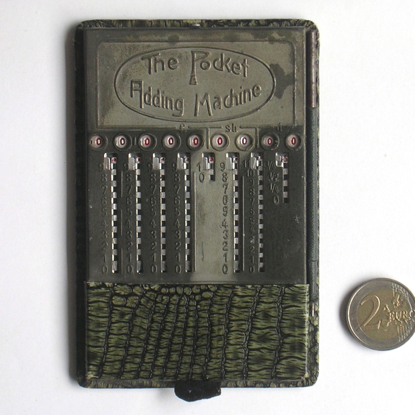 Vintage Metal Chadwick Magic Brain Pocket Calculator w/Stylus