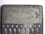 The Pocket Adding Machine, logo