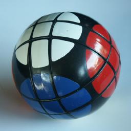 Ball shaped 3x3x3 puzzle
