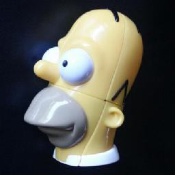 Homer Simpson puzzle head