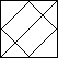 Diamond and diagonal pattern