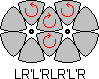 Four twists - LR'L'R LR'L'R