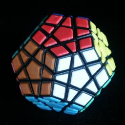 Megaminx with tiles