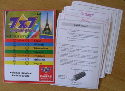 The folder containing question sheets and information sheet