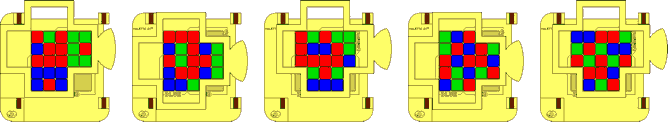 Palette 21 - the 5 antipodes, single direction moves