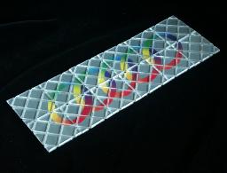 Rainbow 12-Panel Rubik Master Magic 8 Ring Puzzle Toy ghost hand _GBM 