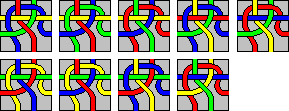 Mini Tangle tiles