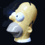 Homer Simpson puzzle head