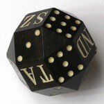 Antique 26-sided stone die