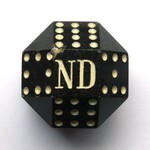 Antique 26-sided stone die