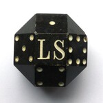 Antique 26-sided stone die